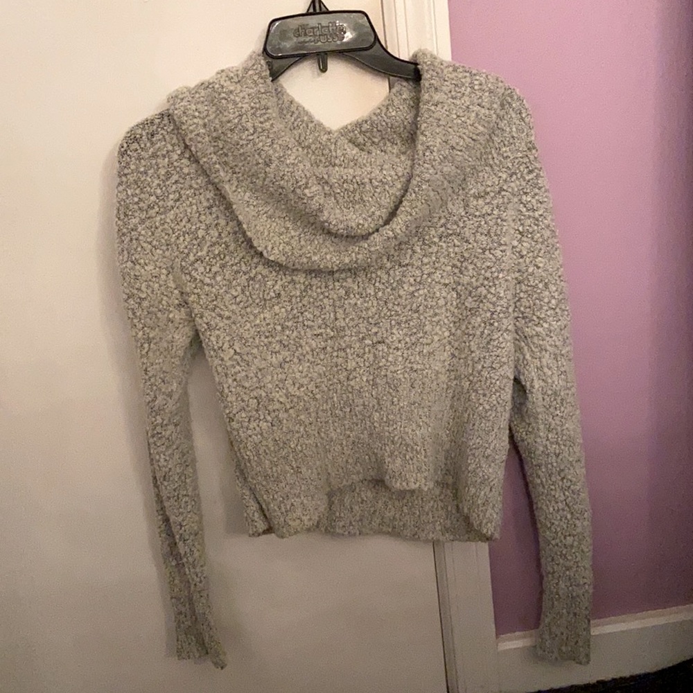 Soft grey turtle neck sweater